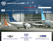 Tablet Screenshot of hindustanacademy.edu.in